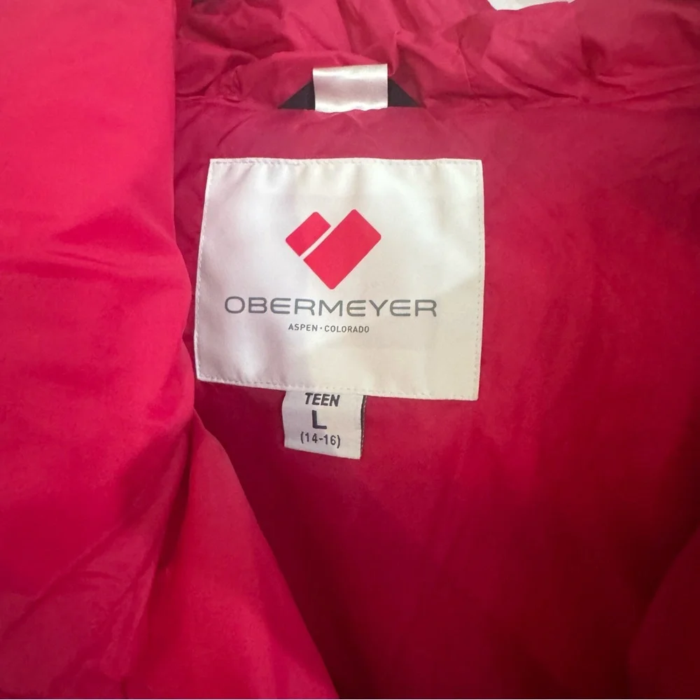Obermeyer Isla Puffer Jacket in Showstopper Hot Pink